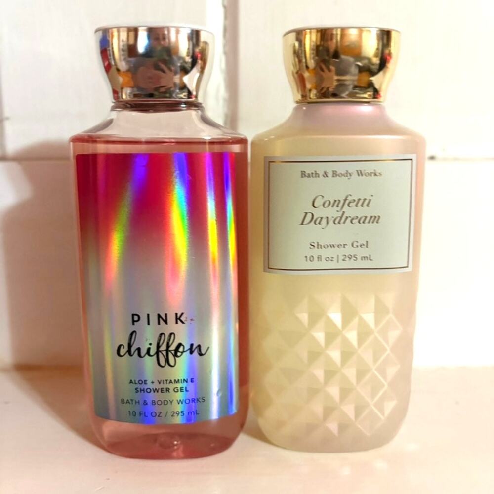 Bath & Body Works body wash pink chiffon confetti daydream